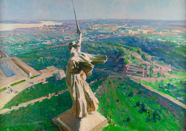 Суханов Ф.И. Мамаев курган. 1972 Суханов Ф.И. Мамаев курган. 1972